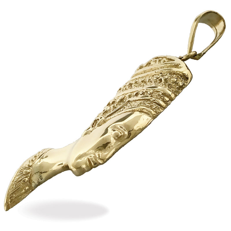 14K Gold Nefertiti Pendant