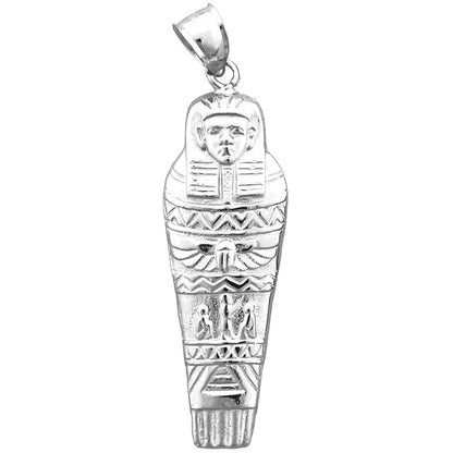 14K Gold Egyptian Sarcophagus Pendant