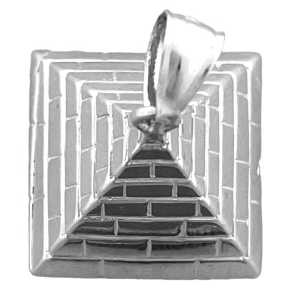 14K Gold 3D Egyptian Pyramid Pendant