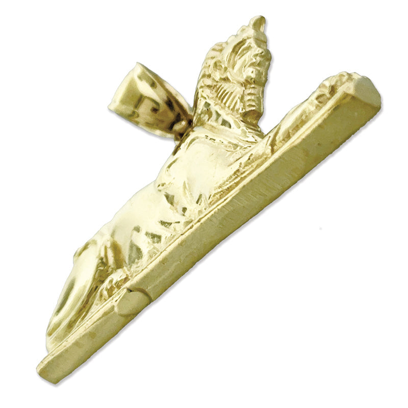 14K Gold Great Sphinx of Giza Pendant
