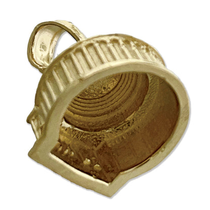 14K Gold 3D Washington DC Jefferson Memorial Charm