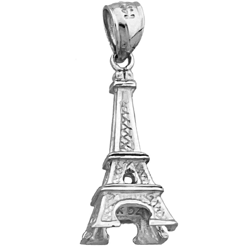14K Gold 3D Eiffel Tower Charm