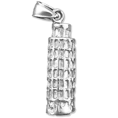 14K Gold 3D Pisa Tower Italy Charm
