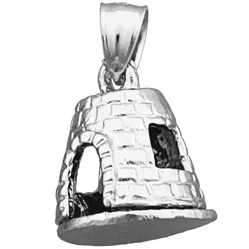 14K Gold St Croix 3D Sugar Mill Charm