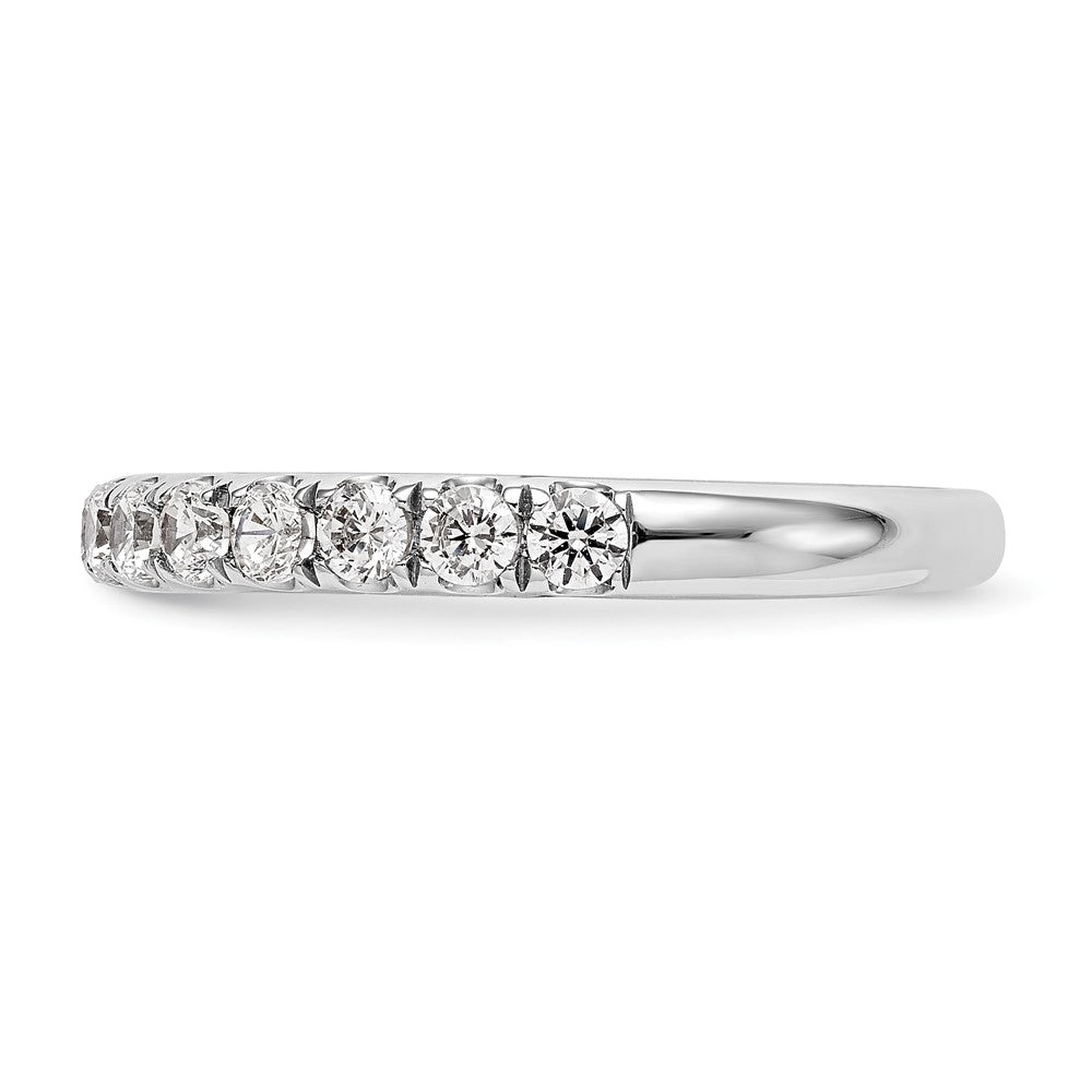 True Origin 14K White Gold 3/4 carat Lab Grown Diamond VS+ F+ Complete Wedding Band Ring