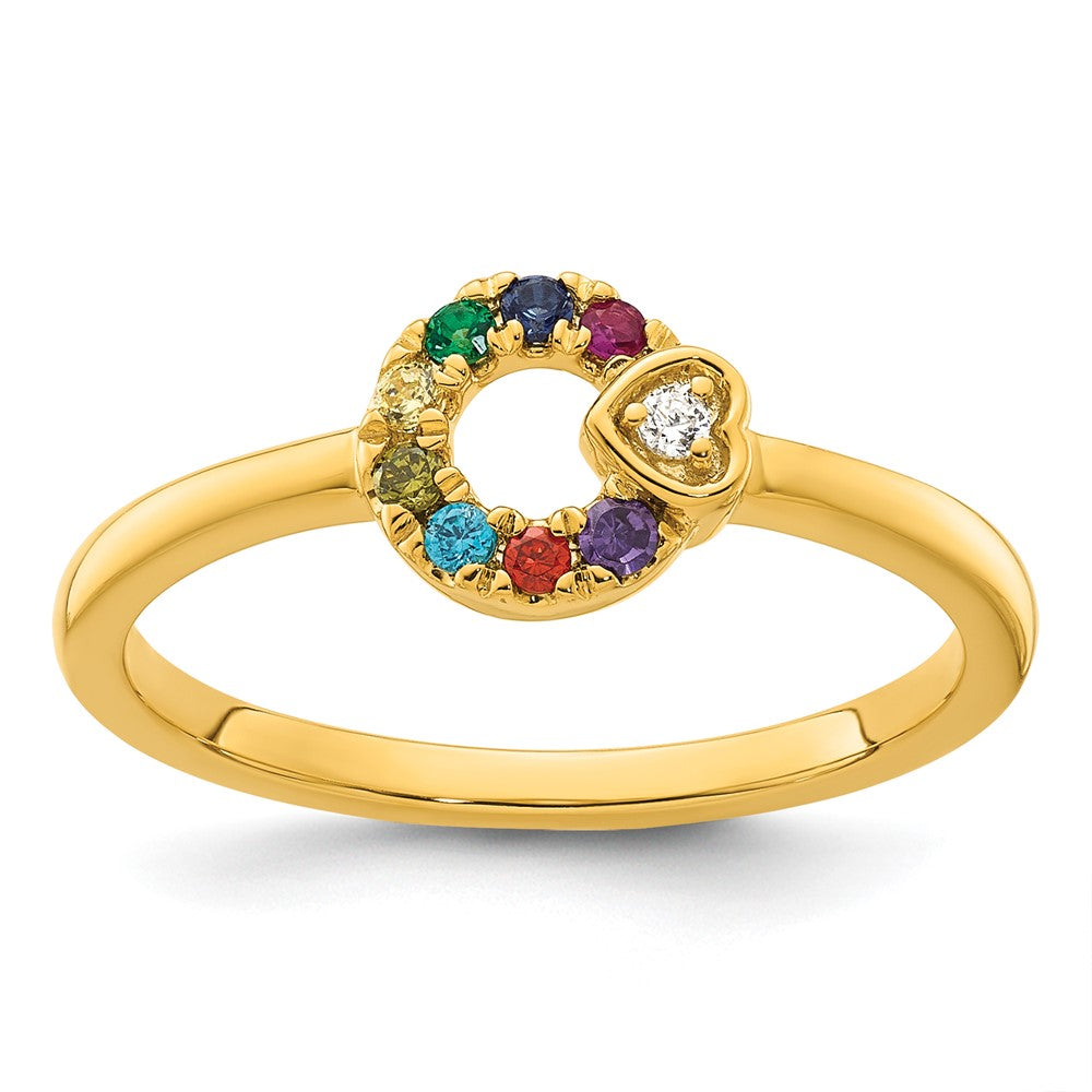 14k White Gold Round Diamond Teardrop Pendant 1/4 Cttw