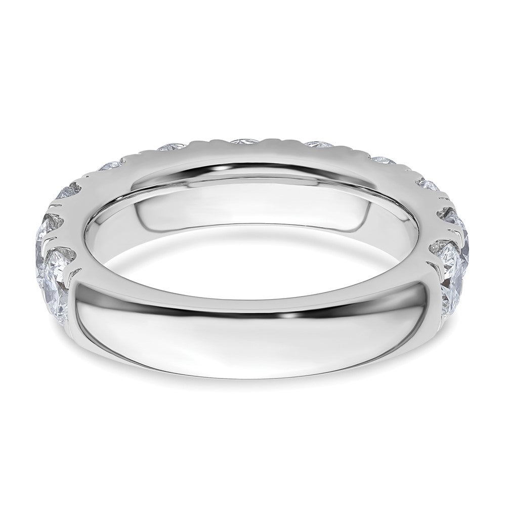 14K White Gold 3 carat Certified Lab Grown Diamond VS/SI+ G+ Complete Wedding Band Ring