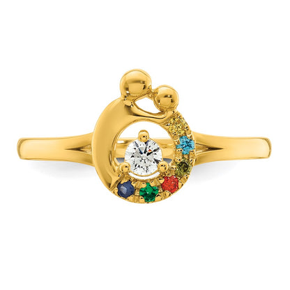 14k White Gold Round Brown Diamond Teardrop Pendant 1/6 Cttw