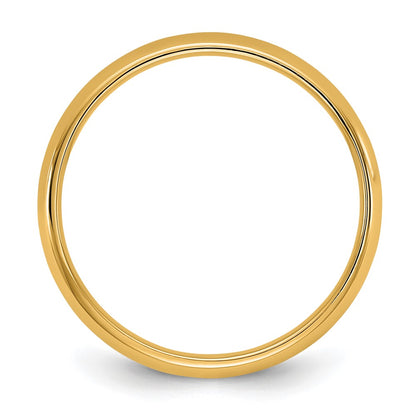14K Yellow Gold 3.5mm LTW Comfort Fit Wedding Band Ring