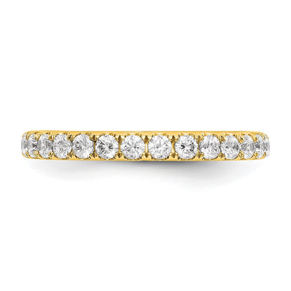 True Origin 14K Yellow Gold 1/2 carat Lab Grown Diamond VS+ F+ Complete Wedding Band Ring
