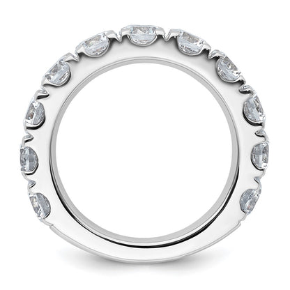 14K White Gold 4 carat Certified Lab Grown Diamond VS+ F+ Complete Wedding Band Ring