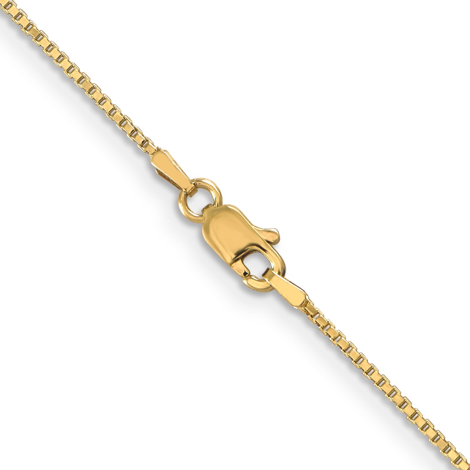 18 Inch 14K 1mm Box Chain Necklace
