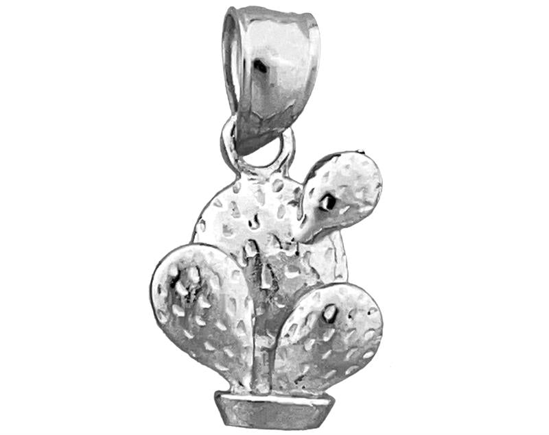 14K Gold 3D Barrel Cacti Cactus Charm