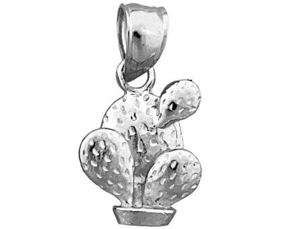 14K Gold 3D Barrel Cacti Cactus Charm