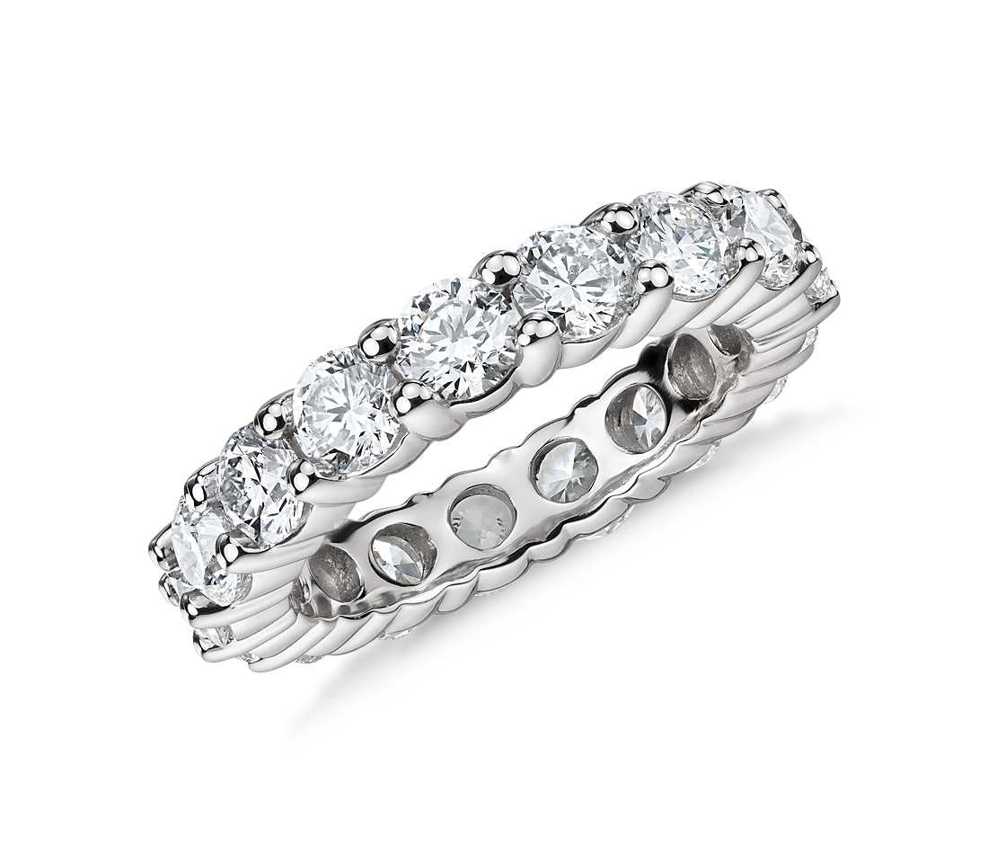 4 ct. tw. Diamond Eternity Band Ring 14K White Gold