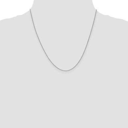 10K White Gold .8mm Spiga Chain