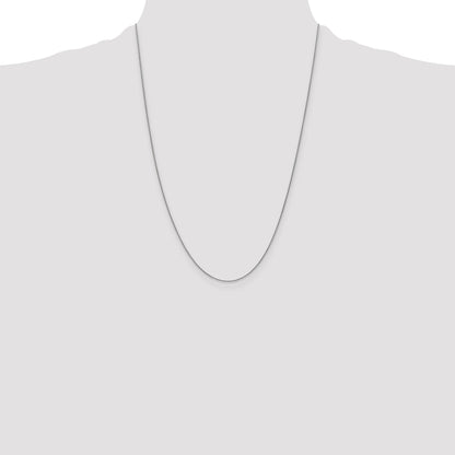 10K White Gold .8mm Spiga Chain