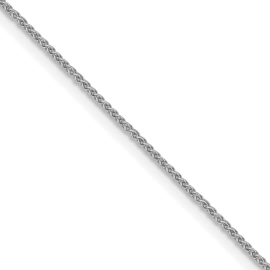 10K White Gold .8mm Spiga Chain