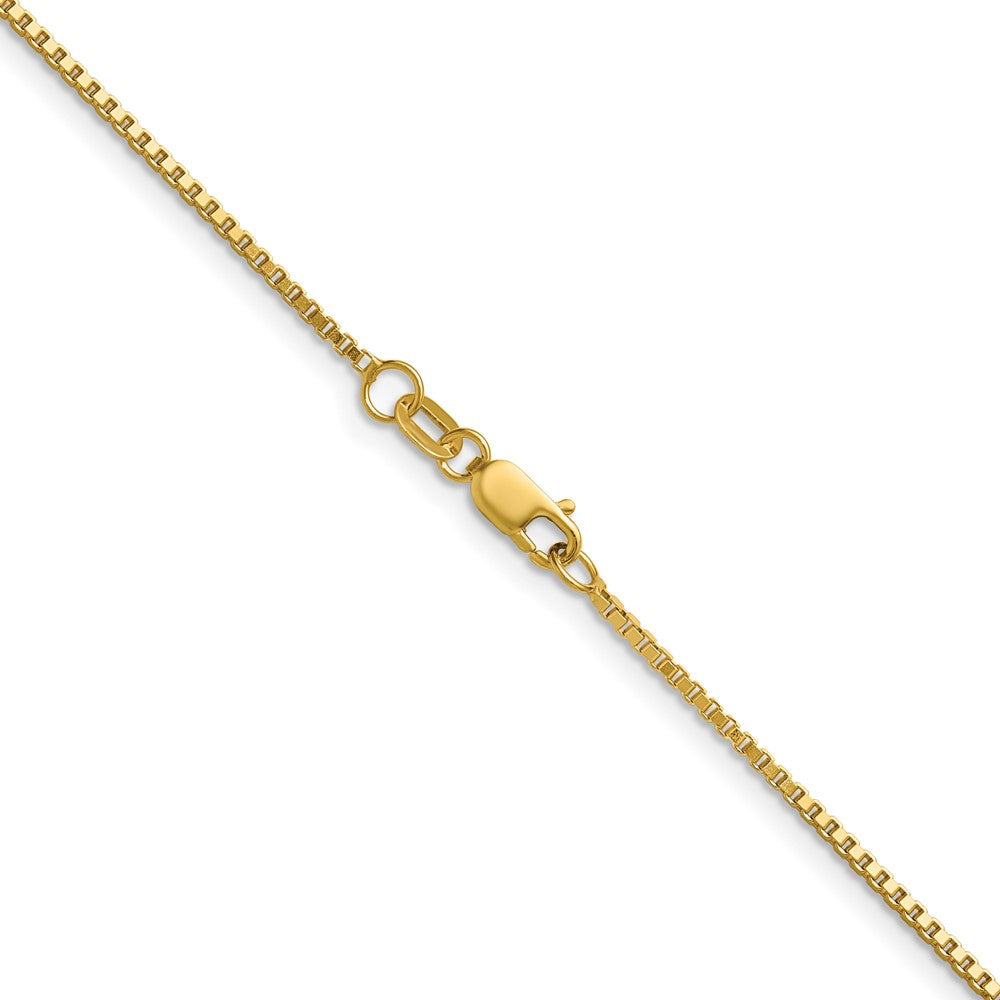 24 Inch 10K Yellow Gold 1.1mm Box Chain Necklace