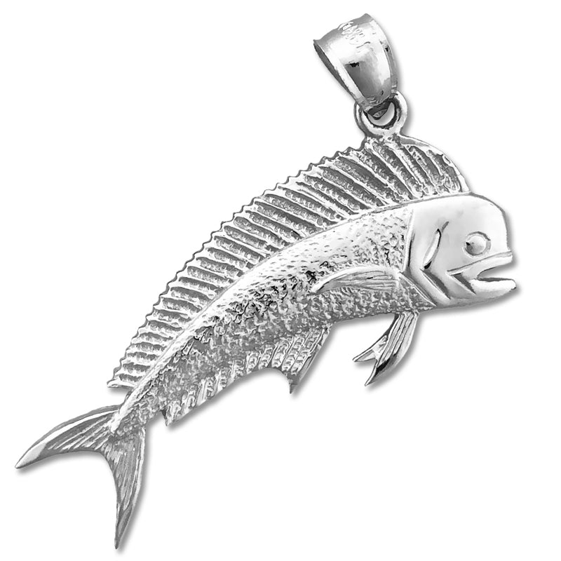 14K Gold Mahi Mahi Pendant