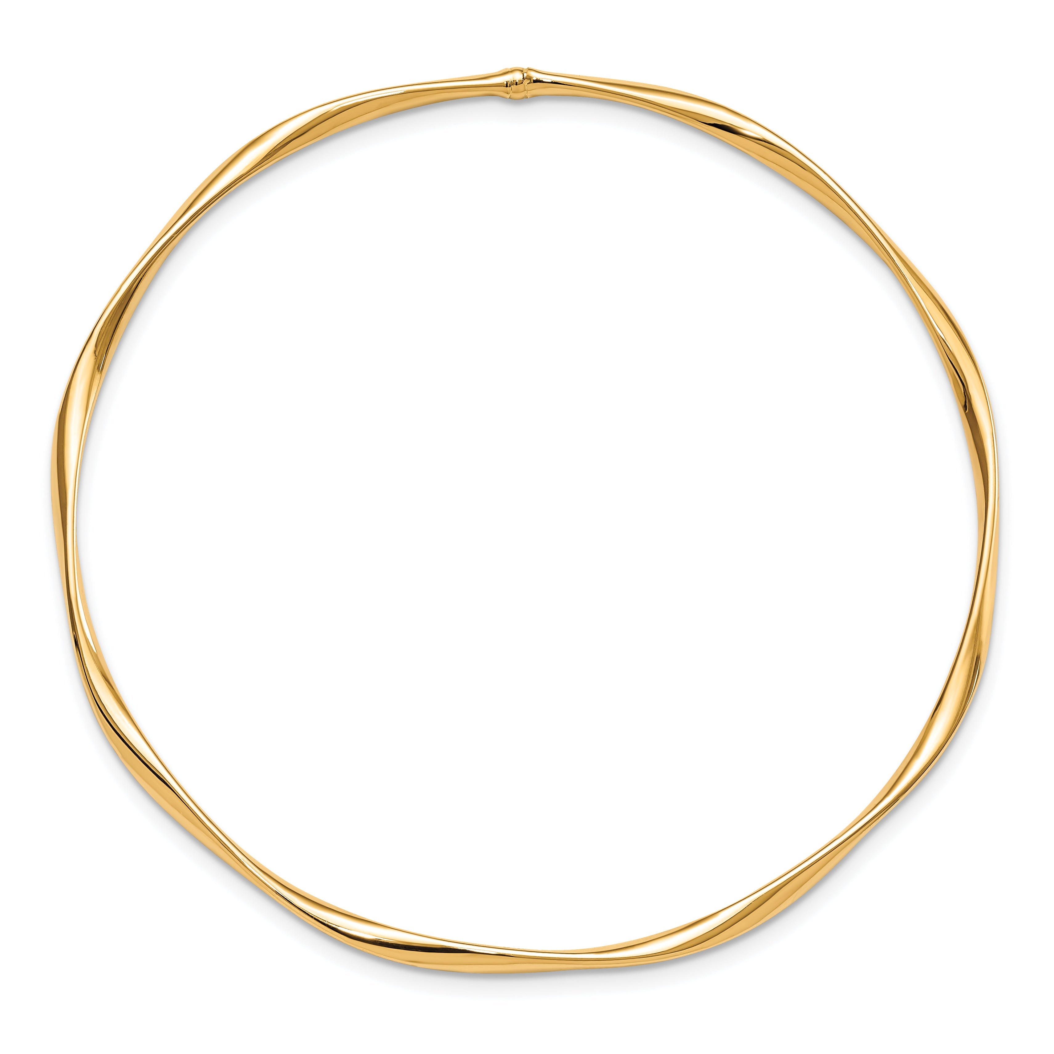 10K Yellow Gold Slip-On Bangle