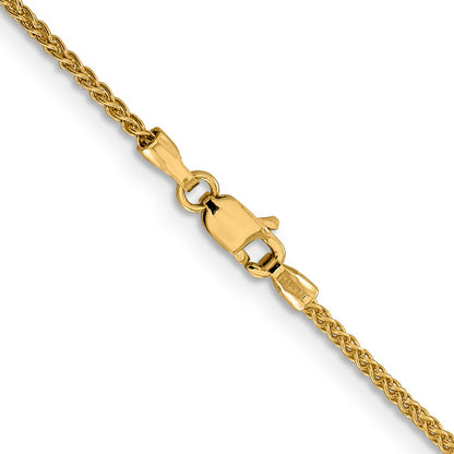 16 Inch 14K 1.5mm Spiga Chain Necklace