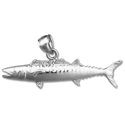 14K Gold Wahoo Fish Pendant