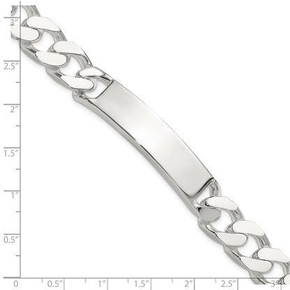 Sterling Silver 8.5in Curb ID Bracelet