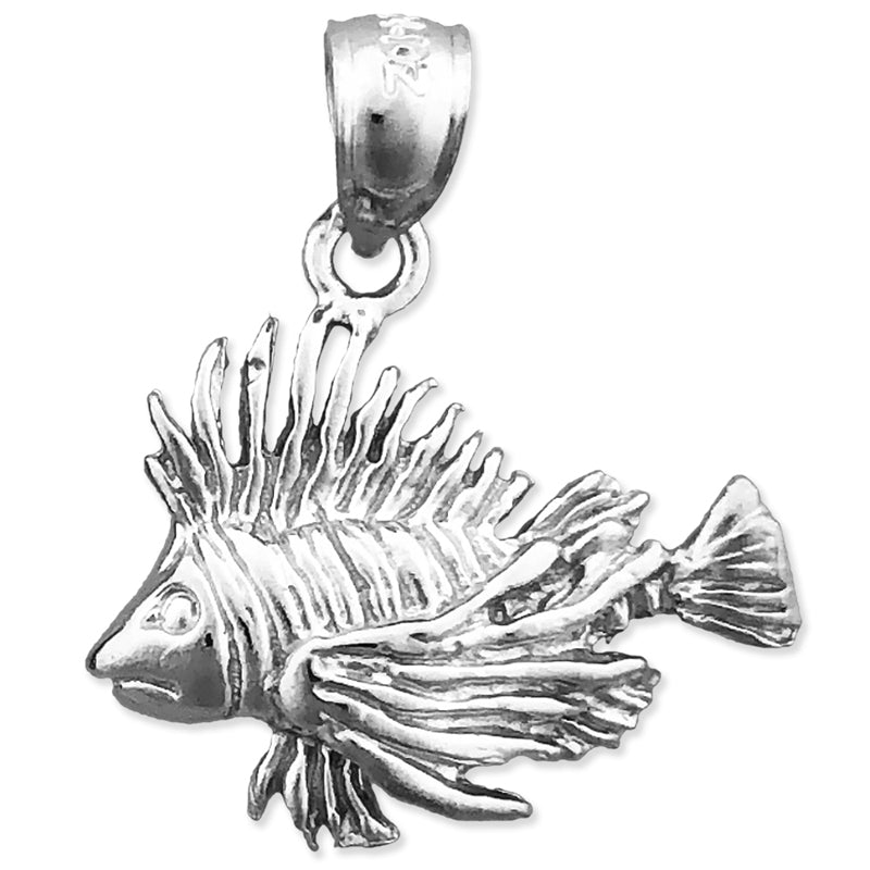 14K Gold Lionfish Charm