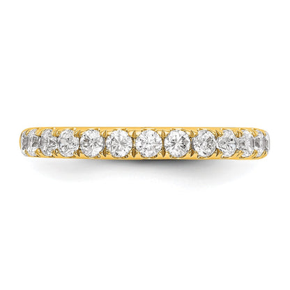 True Origin 14K Yellow Gold 7/8 carat Lab Grown Diamond VS+ F+ Complete Wedding Band Ring