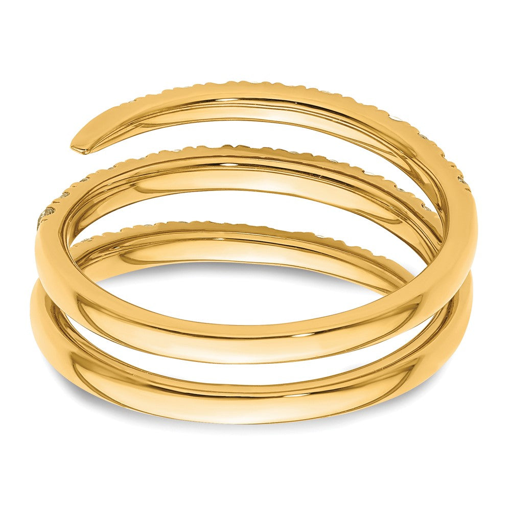 True Origin 14K Yellow Gold 3/4 carat Lab Grown Diamond VS+ F+ Complete Fasion Wedding Band Ring