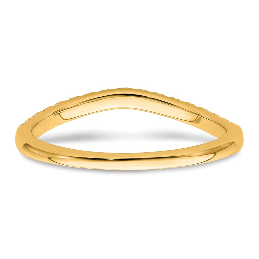 True Origin 14K Yellow Gold 1/2 carat Lab Grown Diamond VS+ F+ Set of Two Complete Wedding Band Rings