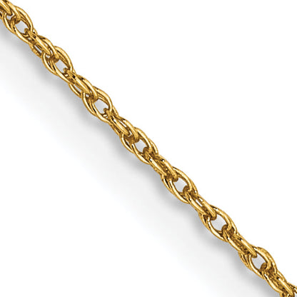 20 Inch 14K .8mm Loose Rope Chain Necklace