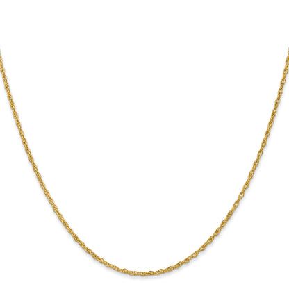 20 Inch 14K 1.5mm Loose Rope Chain Necklace