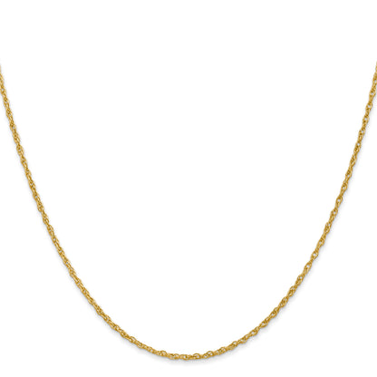 24 Inch 14K 1.5mm Loose Rope Chain Necklace