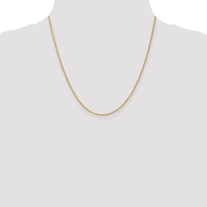 20 Inch 14K 1.5mm Loose Rope Chain Necklace
