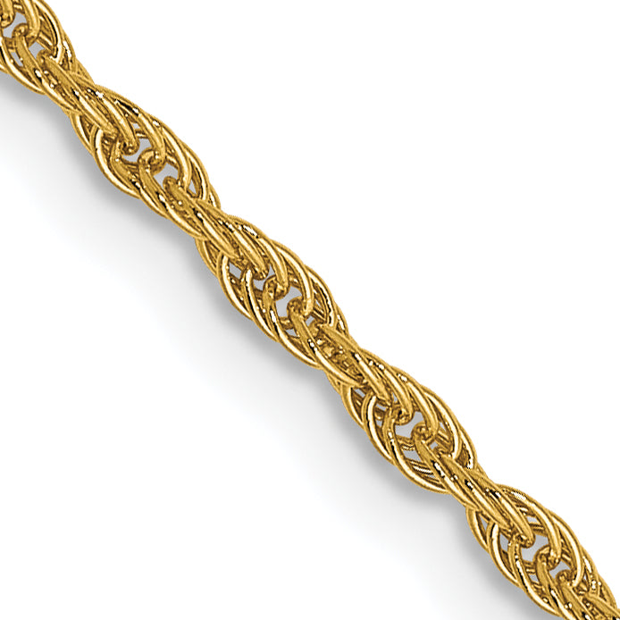 24 Inch 14K 1.5mm Loose Rope Chain Necklace