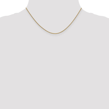 16 Inch 14K 1.4mm Round Cable Chain Necklace
