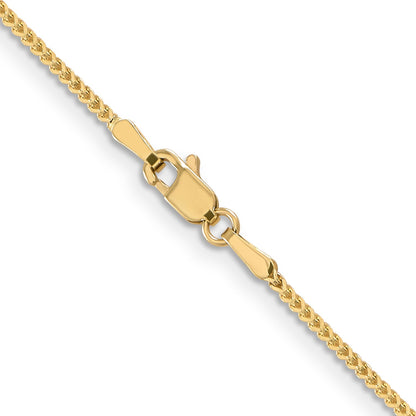 24 Inch 14K 1.1mm Franco Chain Necklace