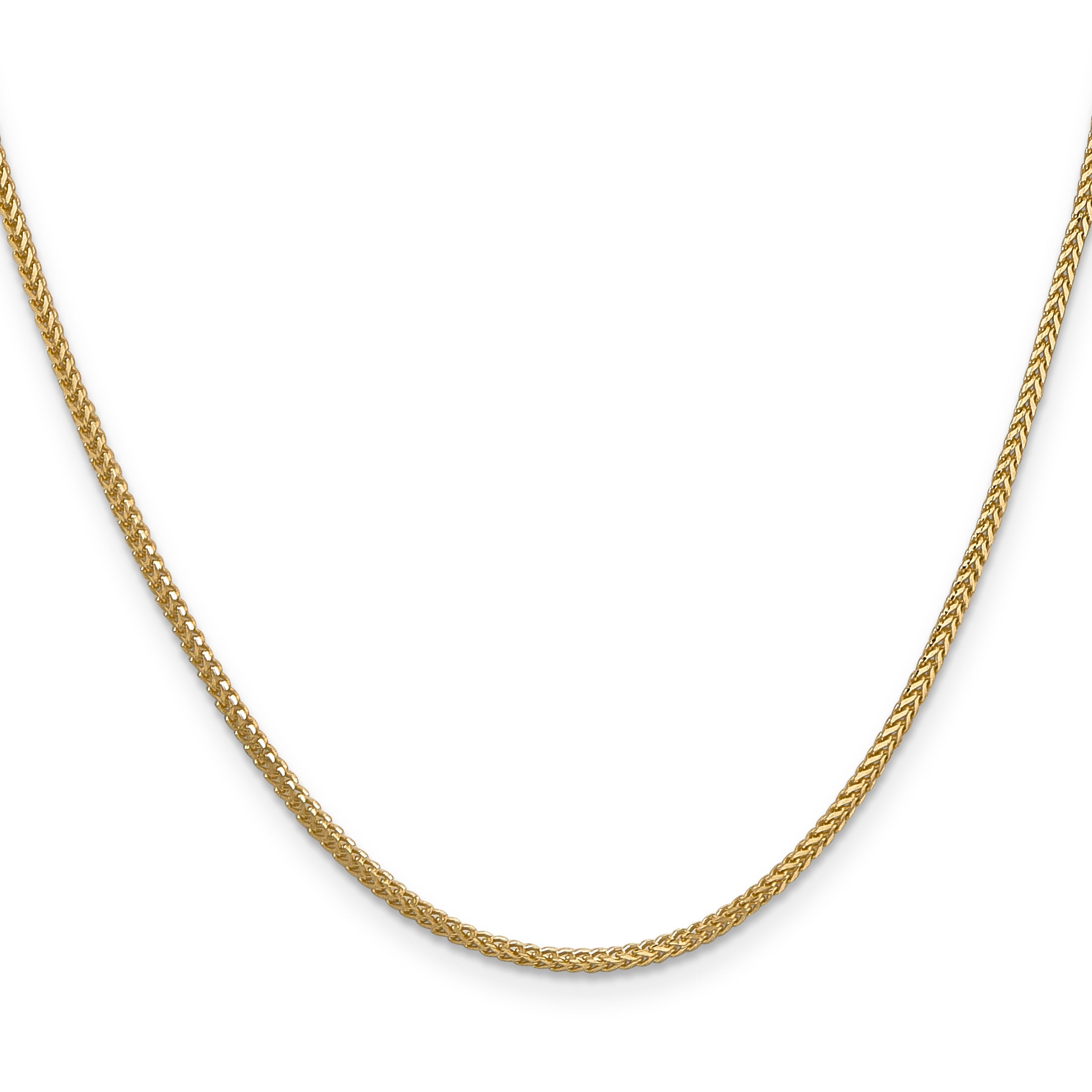 20 Inch 14K 1.25mm Franco Chain Necklace