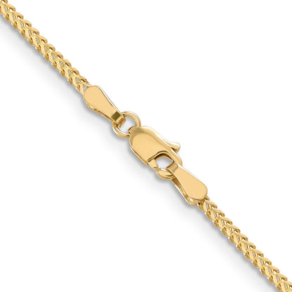 18 Inch 14K 1.25mm Franco Chain Necklace