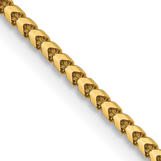 20 Inch 14K 1.25mm Franco Chain Necklace