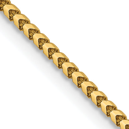 18 Inch 14K 1.25mm Franco Chain Necklace