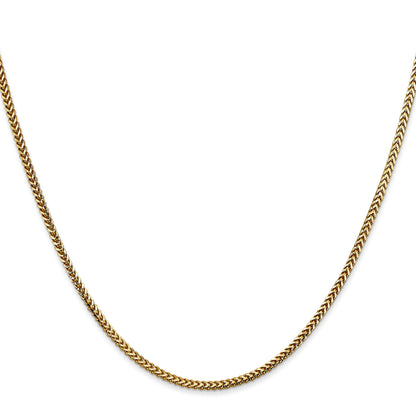 20 Inch 14K 1.5mm Franco Chain Necklace