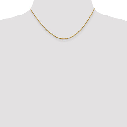 16 Inch 14K 1.5mm D/C Rolo Chain