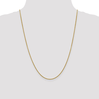 24 Inch 14K 1.5mm D/C Rolo Chain
