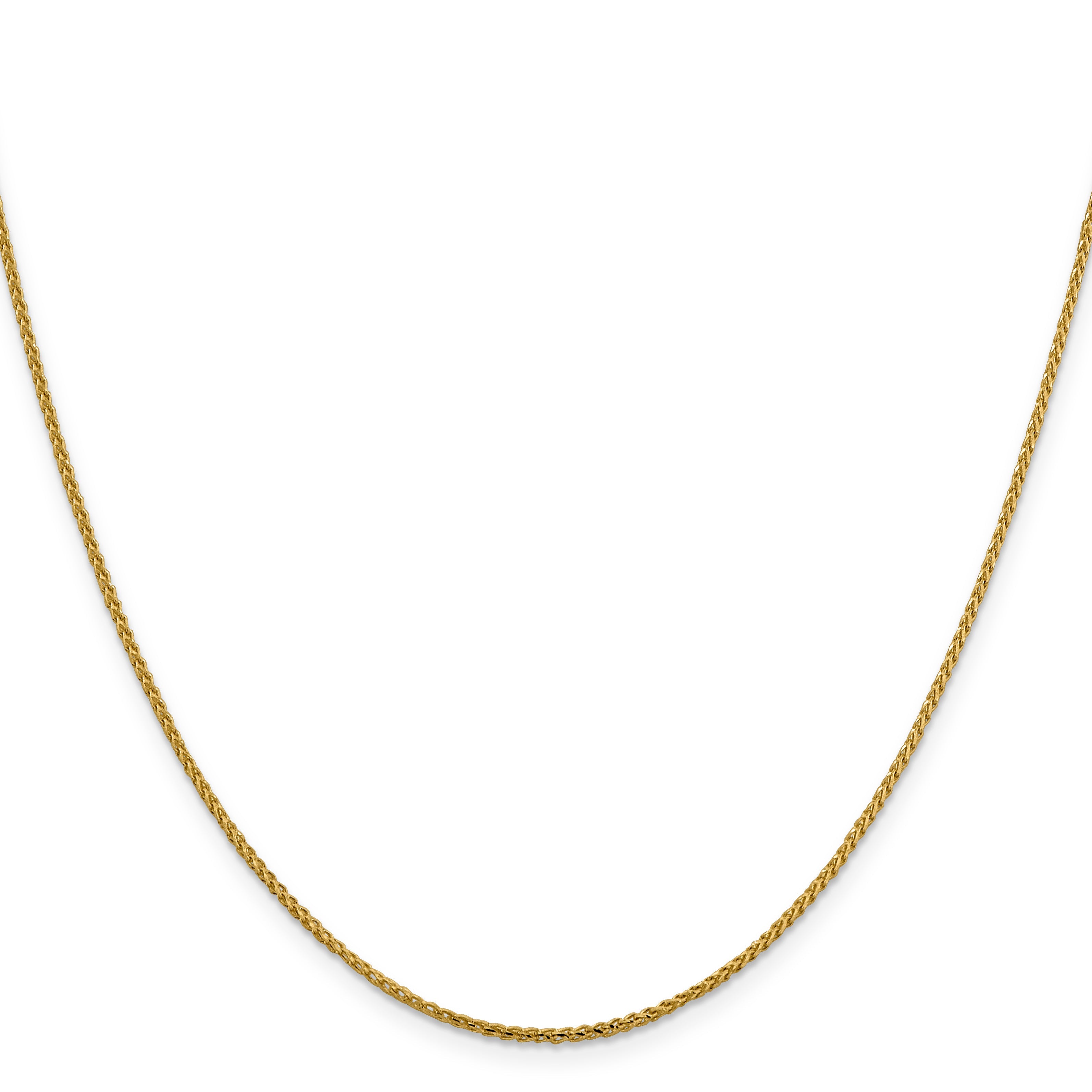 24 Inch 14K 1.4mm D/C Open Franco Chain Necklace