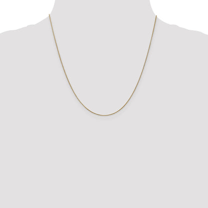 20 Inch 14K .65mm D/C Spiga Chain Necklace