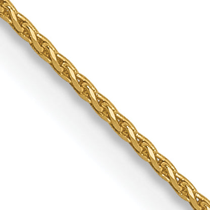 16 Inch 14K .65mm D/C Spiga Chain Necklace