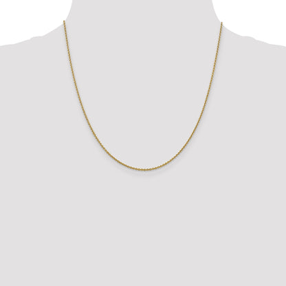 20 Inch 14K 1.8mm Round Cable Chain Necklace